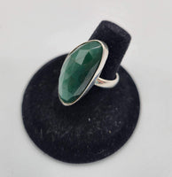 Green Chalcedony Ring