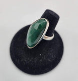 Green Chalcedony Ring