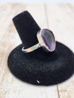 Faceted Amethyst Ring