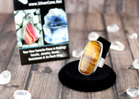 Tigers Eye Ring Size 9